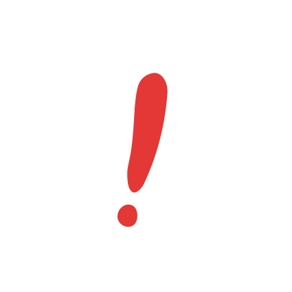 Exclamation Mark Red